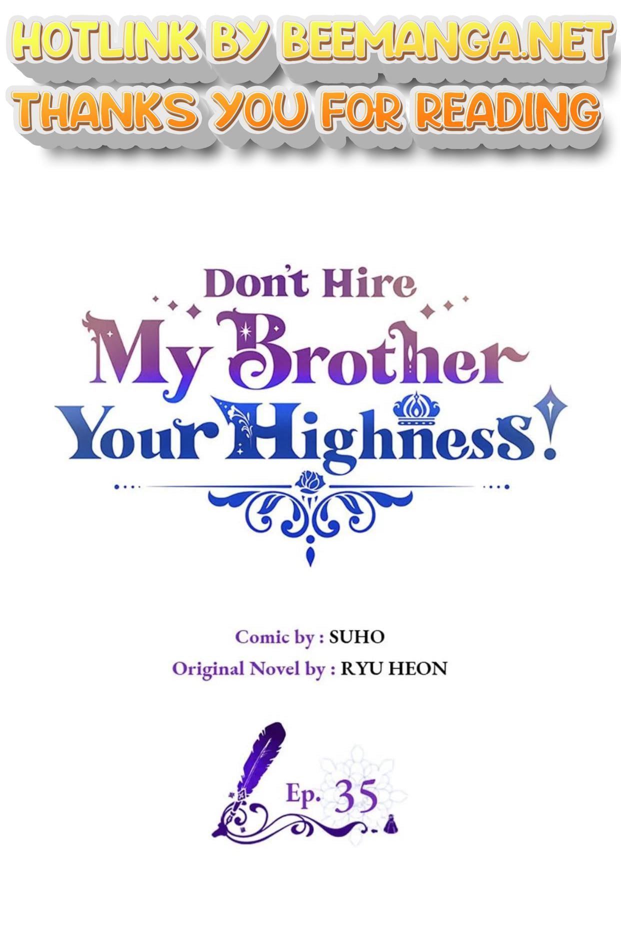 I’m Worried that My Brother is Too Gentle Chapter 35 - page 1