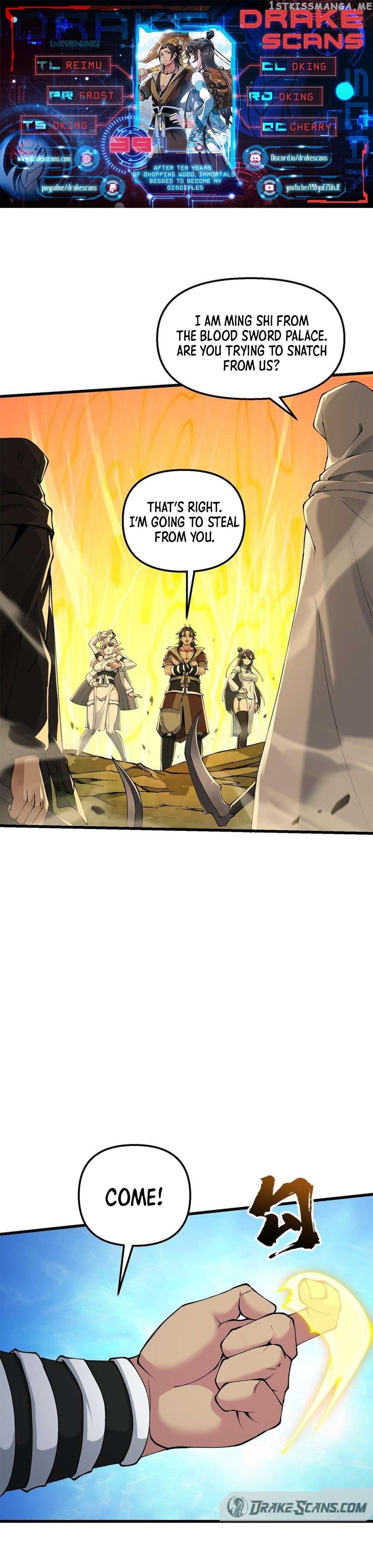 After Ten Years of Chopping Wood, Immortals Begged To Become My Disciples Chapter 39 - page 1