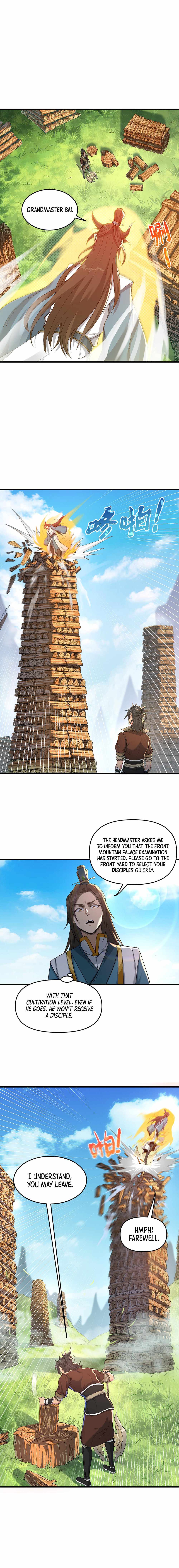 After Ten Years of Chopping Wood, Immortals Begged To Become My Disciples chapter 1 - page 4