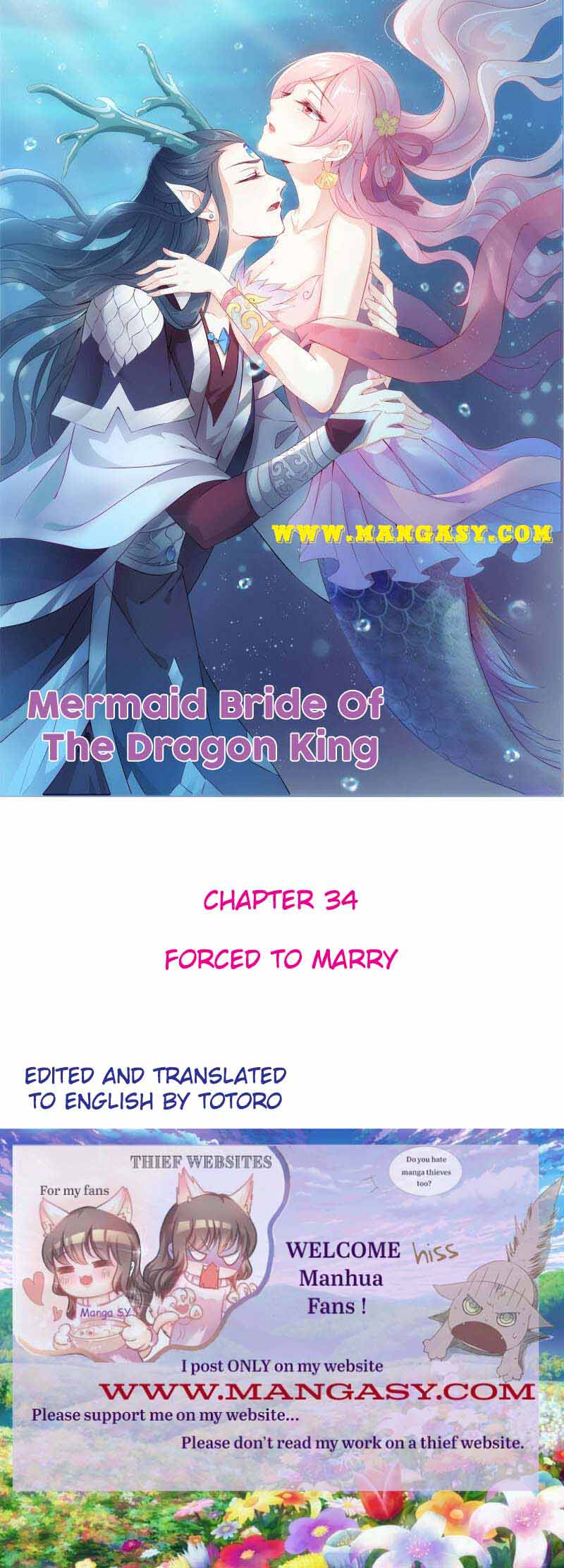 Mermaid Bride of The Dragon King chapter 34 - page 1