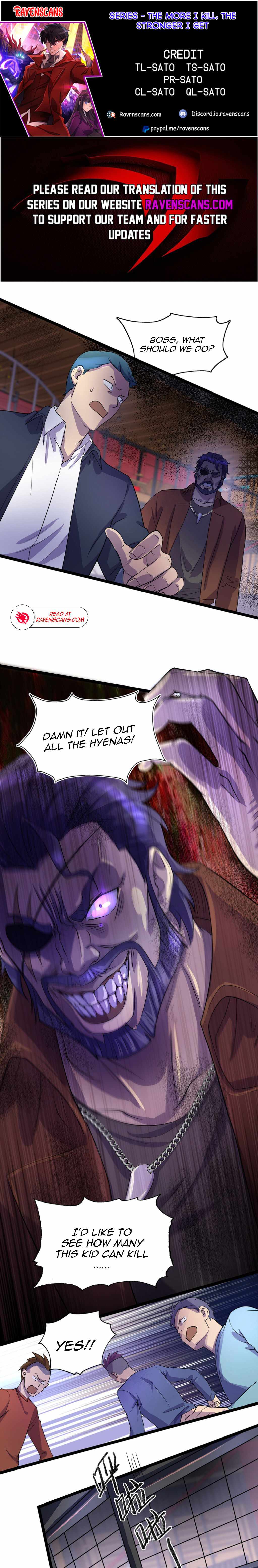 The More I Kill, The Stronger I Get Chapter 11 - page 1