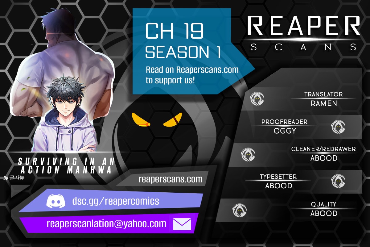 Surviving in an Action Manhwa chapter 19 - page 1