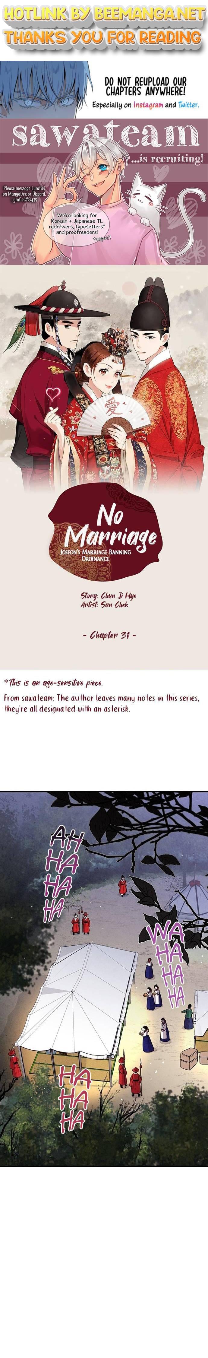 Joseon’s Ban on Marriage Chapter 31 - page 1