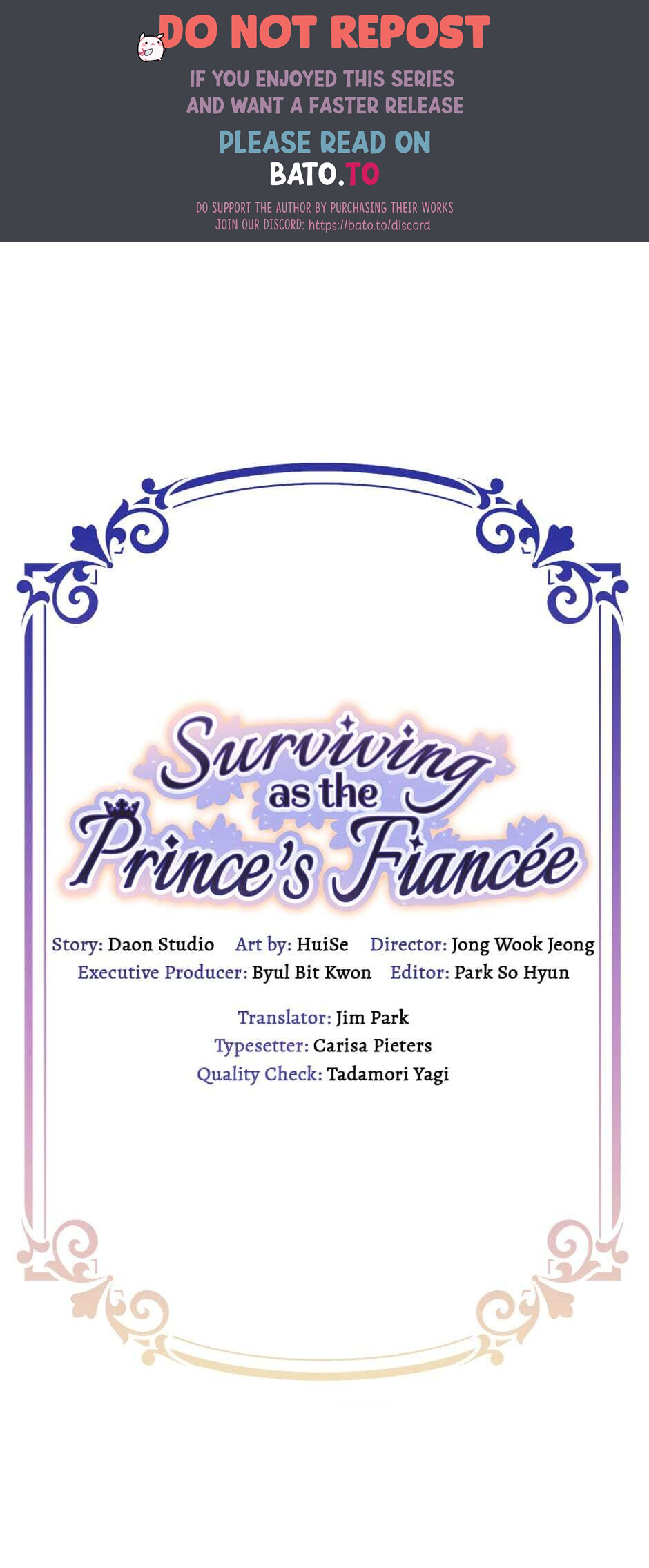 Surviving as the Prince’s Fiancée chapter 79 - page 1