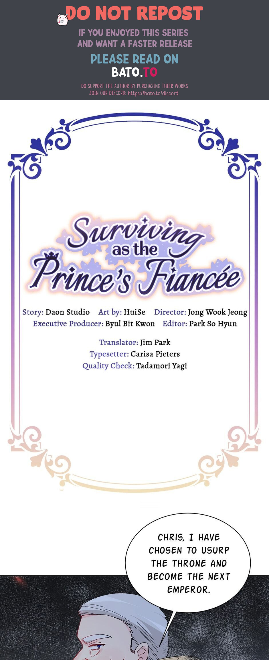 Surviving as the Prince’s Fiancée chapter 78 - page 1