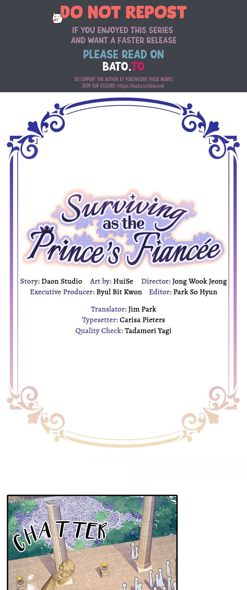 Surviving as the Prince’s Fiancée chapter 75 - page 1