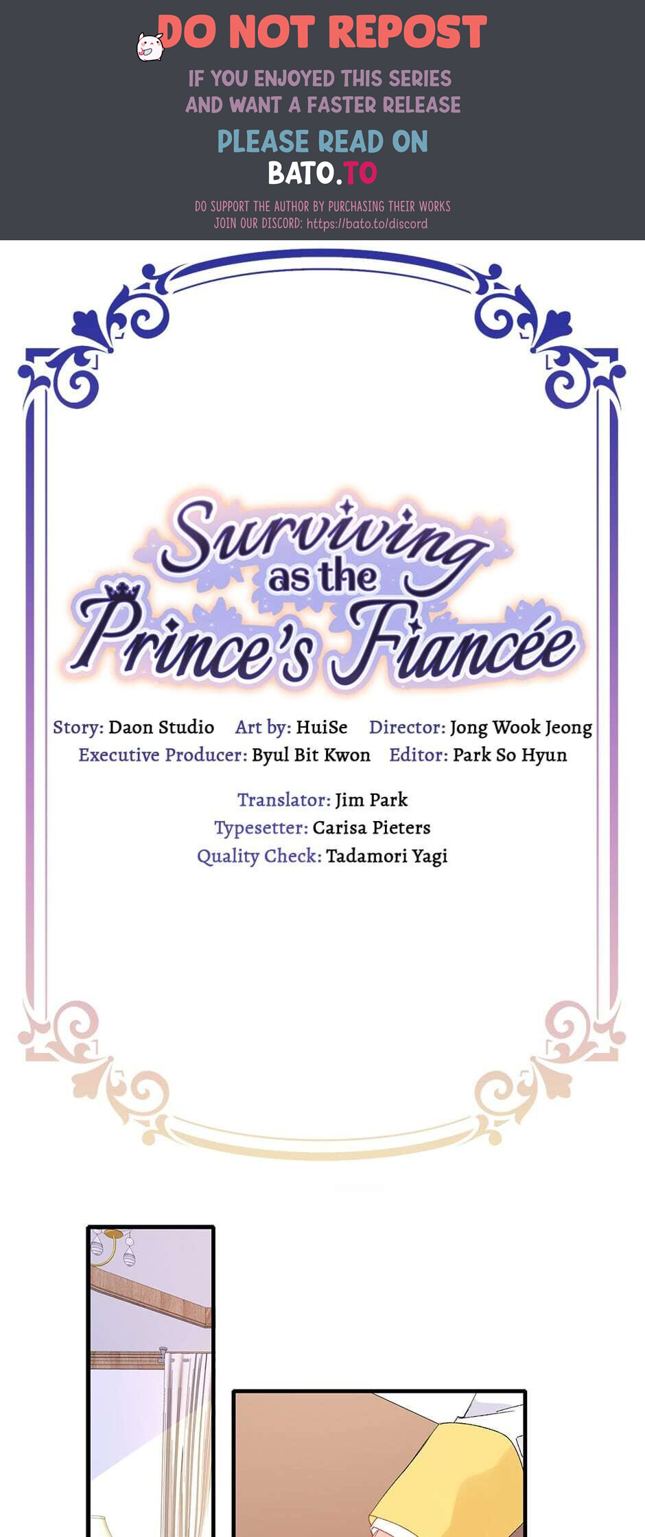 Surviving as the Prince’s Fiancée chapter 74 - page 1