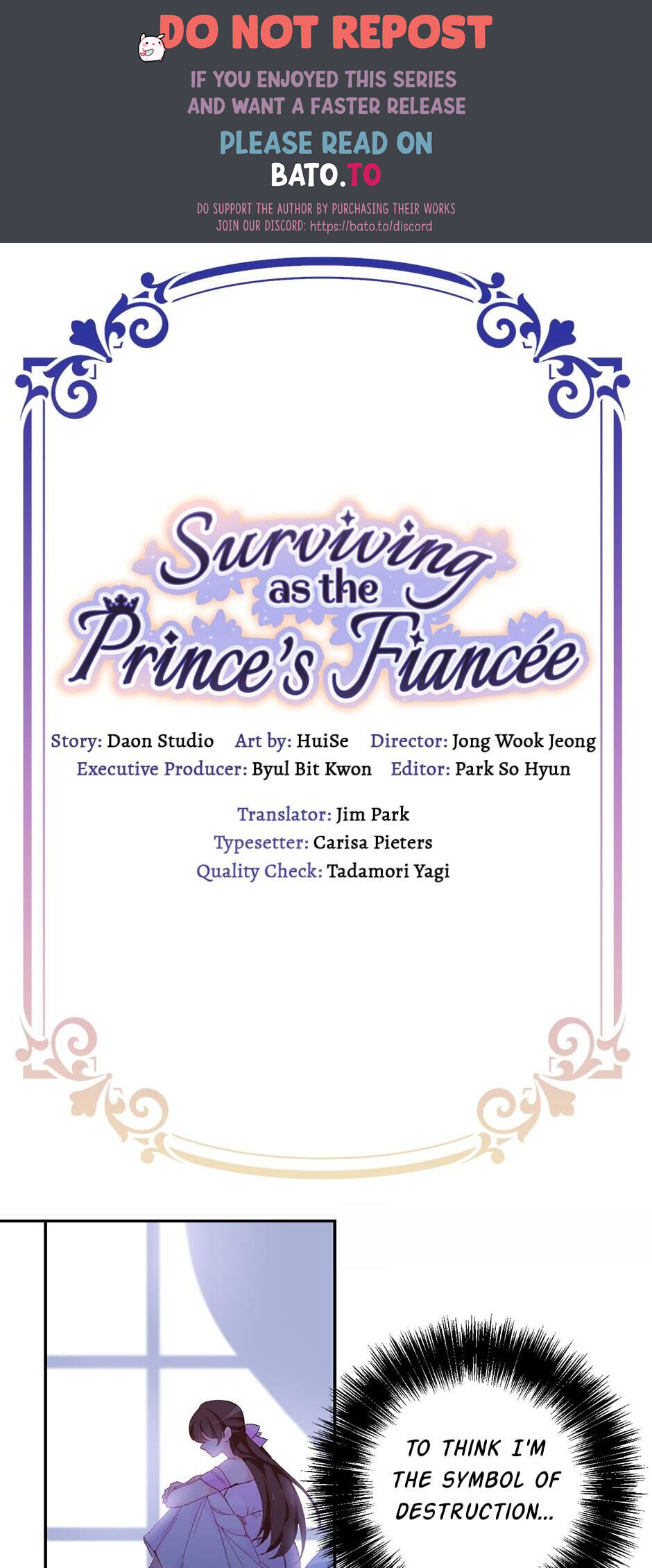 Surviving as the Prince’s Fiancée chapter 73 - page 1