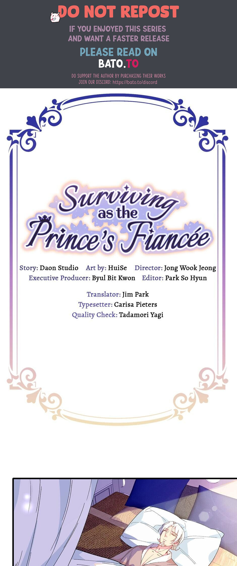 Surviving as the Prince’s Fiancée chapter 72 - page 1