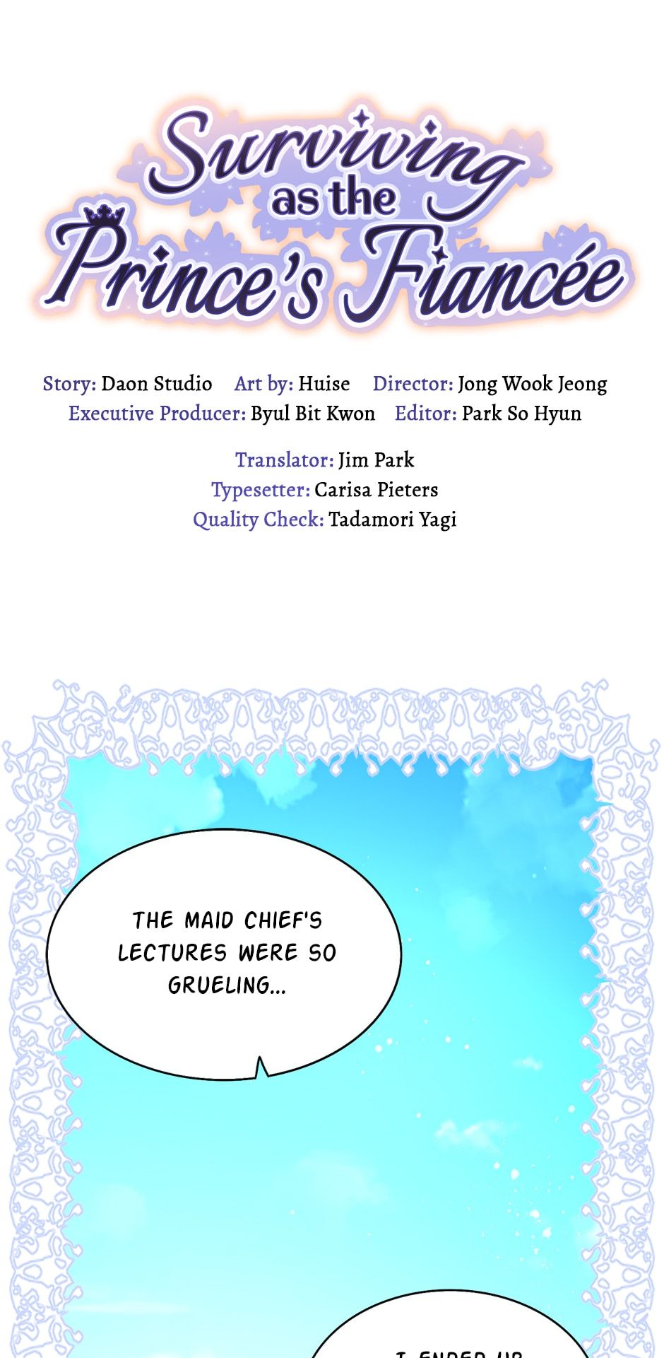 Surviving as the Prince’s Fiancée chapter 10 - page 1