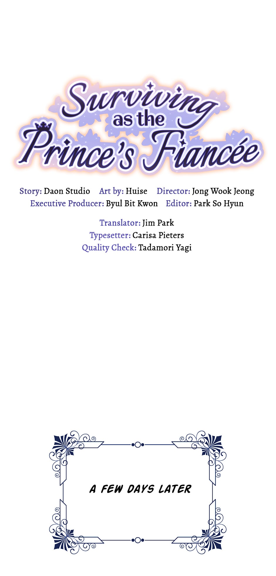 Surviving as the Prince’s Fiancée chapter 7 - page 1