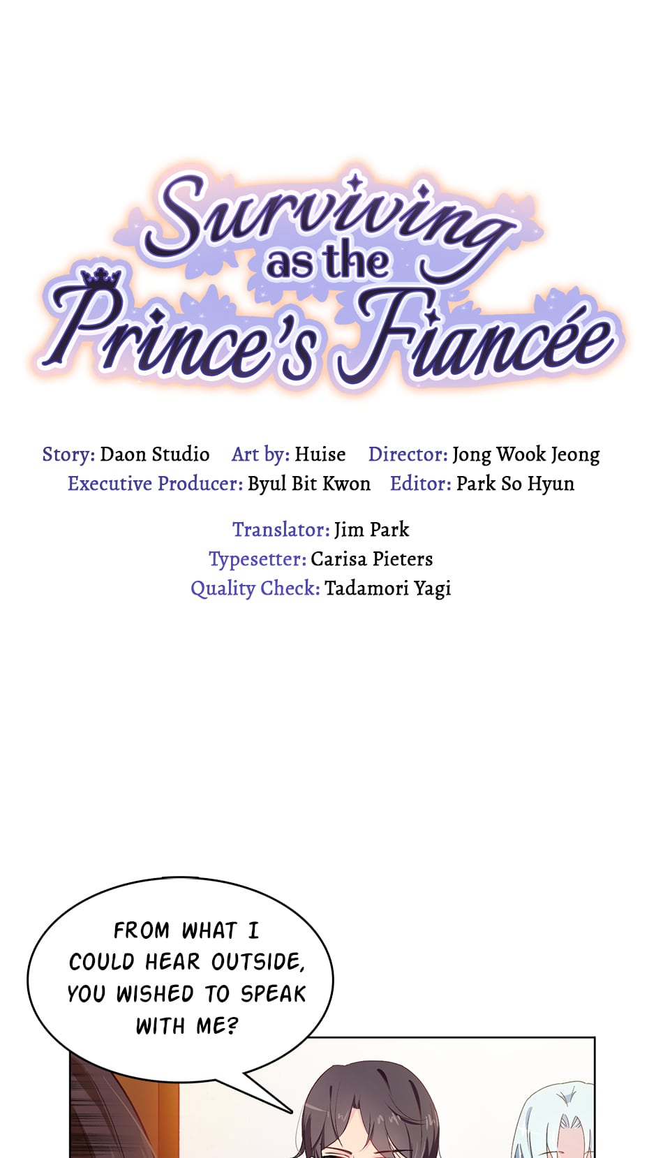 Surviving as the Prince’s Fiancée chapter 5 - page 1