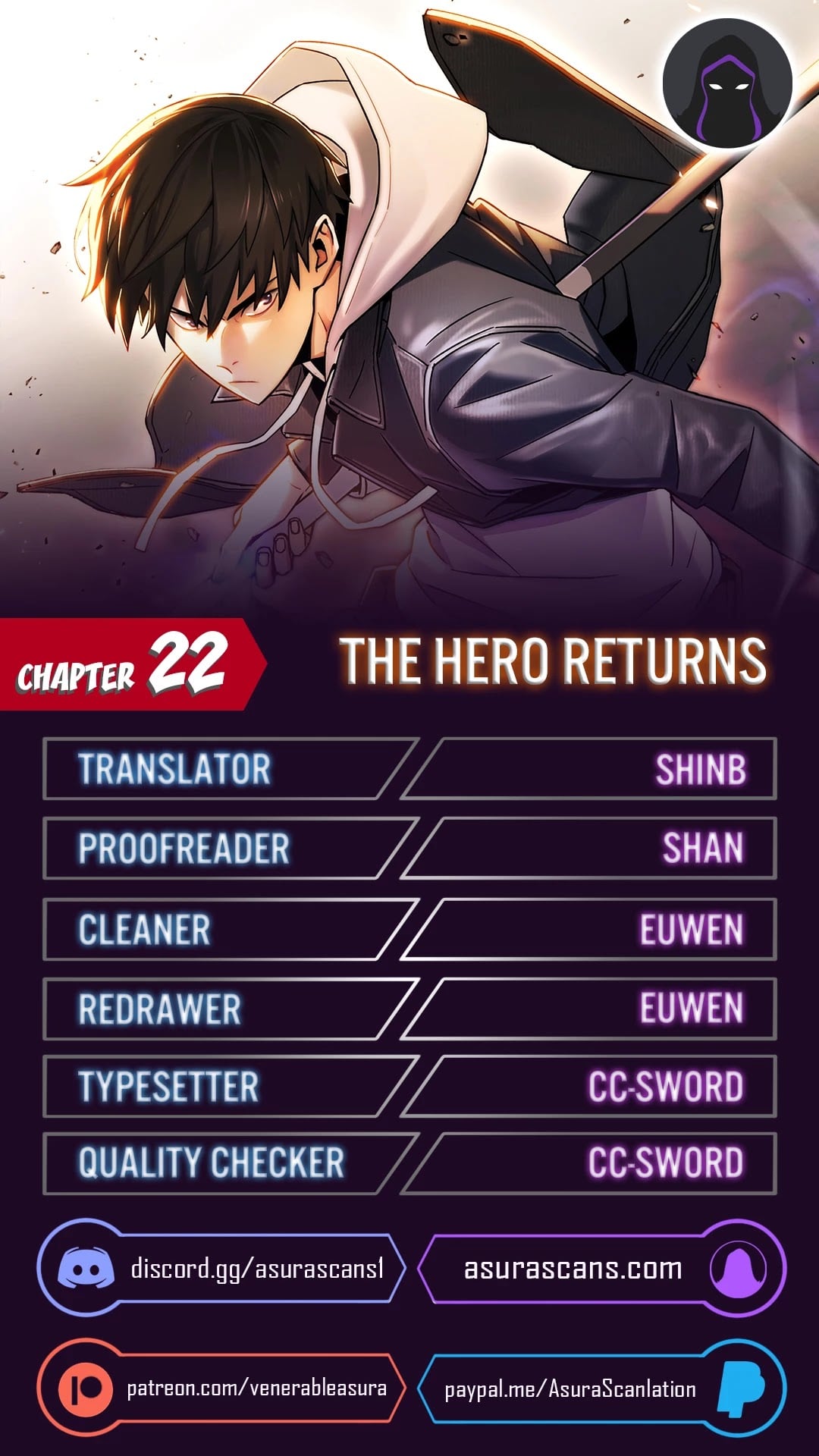 The Hero Returns chapter 22 - page 1