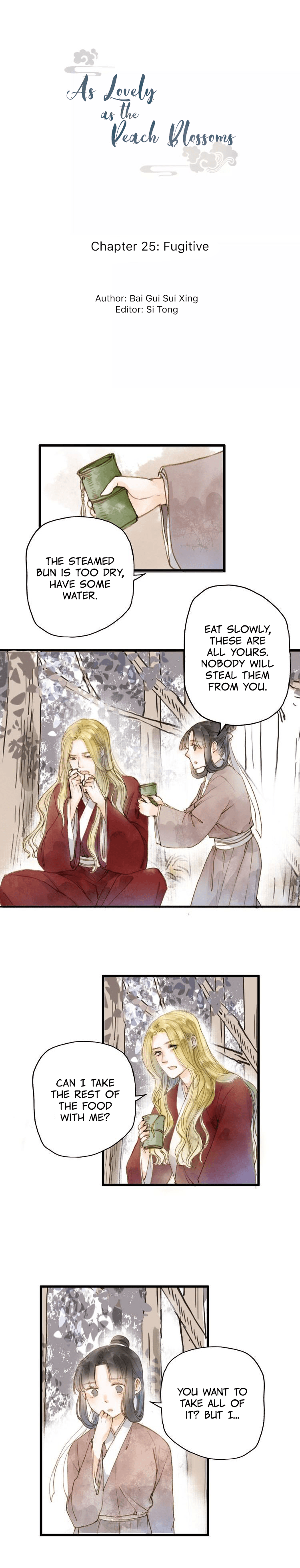 As Lovely as the Peach Blossoms chapter 25 - page 1