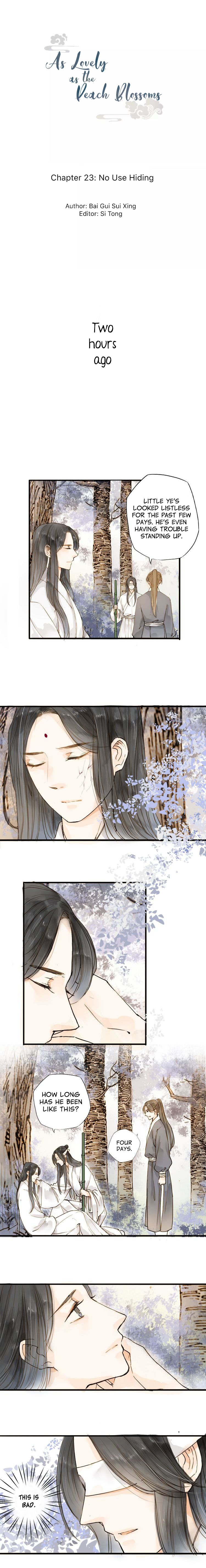 As Lovely as the Peach Blossoms chapter 23 - page 1