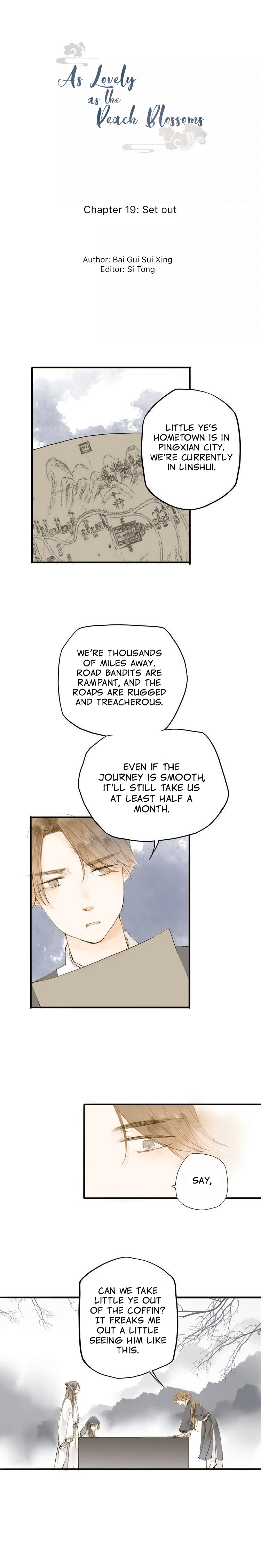As Lovely as the Peach Blossoms chapter 19 - page 1