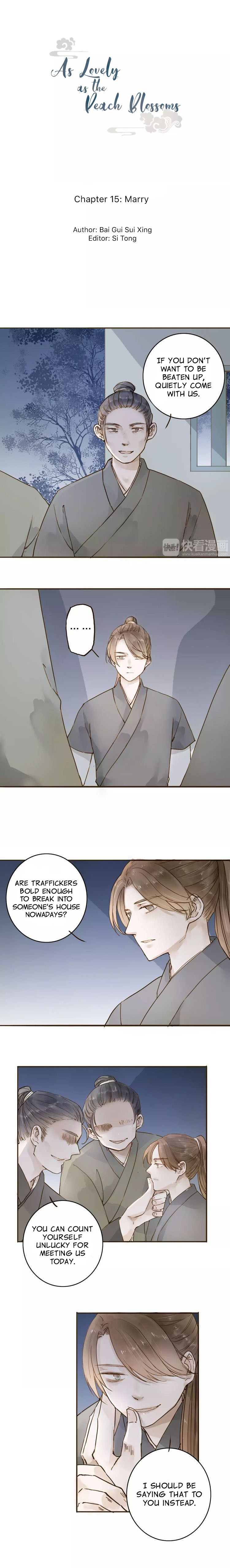 As Lovely as the Peach Blossoms chapter 15 - page 1
