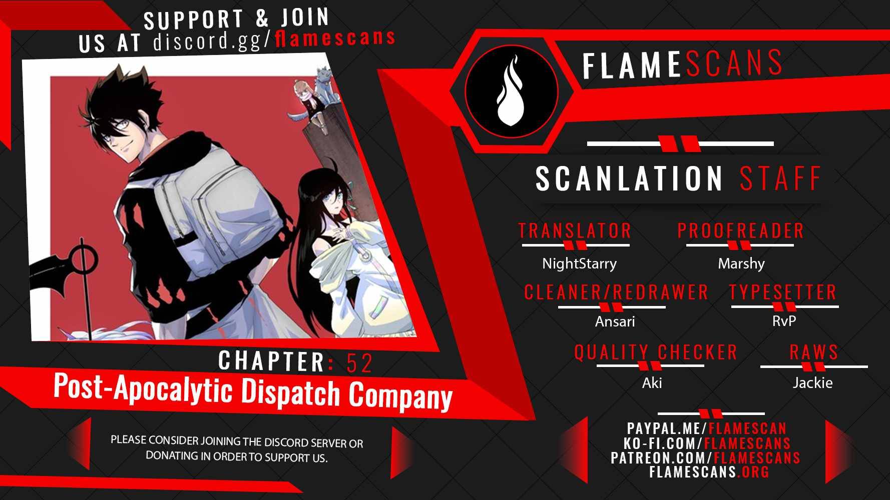 Post-apocalyptic Dispatch Company Chapter 52 - page 1