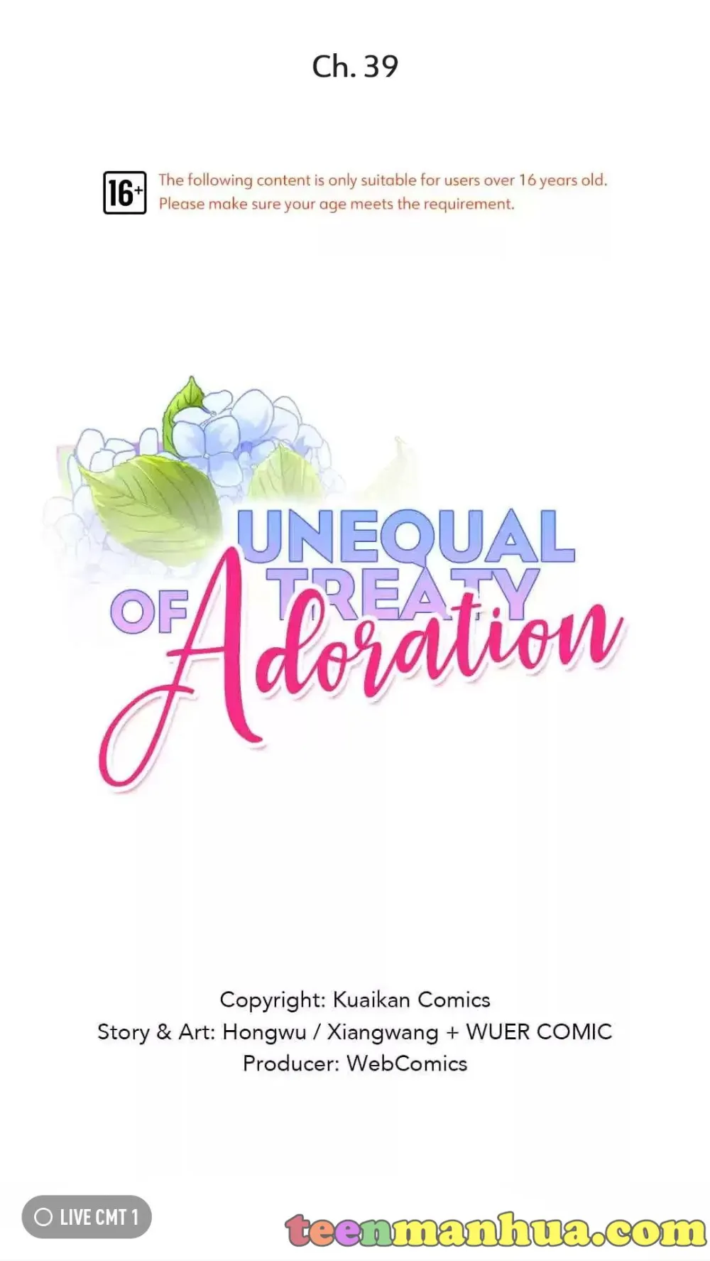 Unequal Treaty of Adoration Chapter 39 - page 1