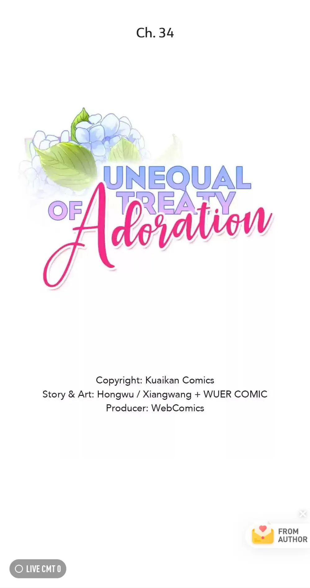 Unequal Treaty of Adoration Chapter 34 - page 1
