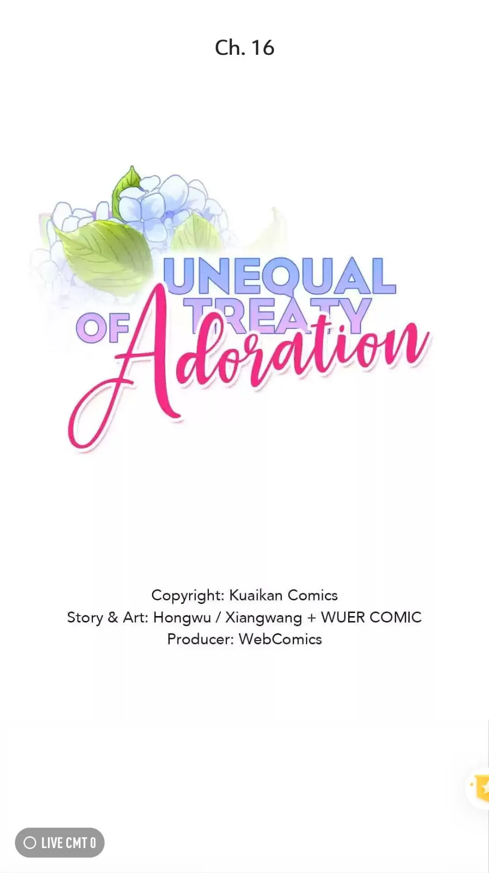 Unequal Treaty of Adoration Chapter 16 - page 1