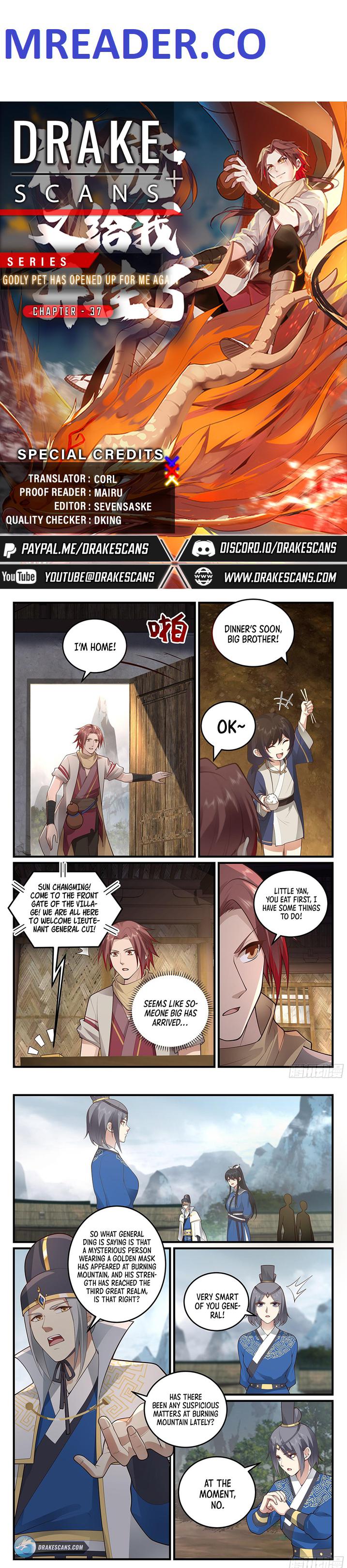 Godly Pet Has Opened Up for Me Again chapter 37 - page 1