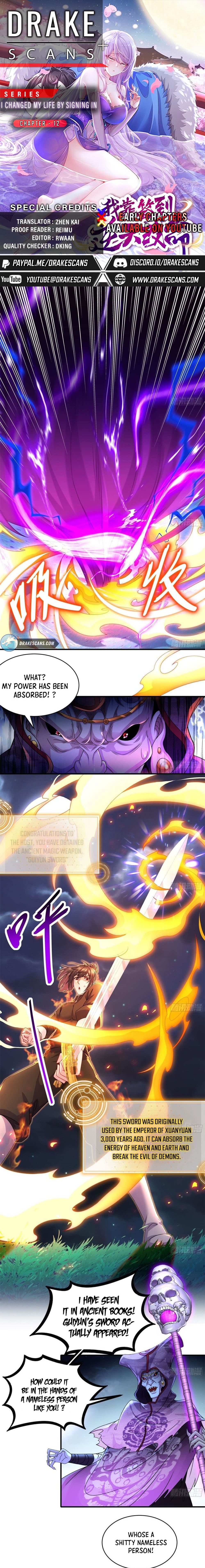 I Changed My Life By Signing In chapter 12 - page 1