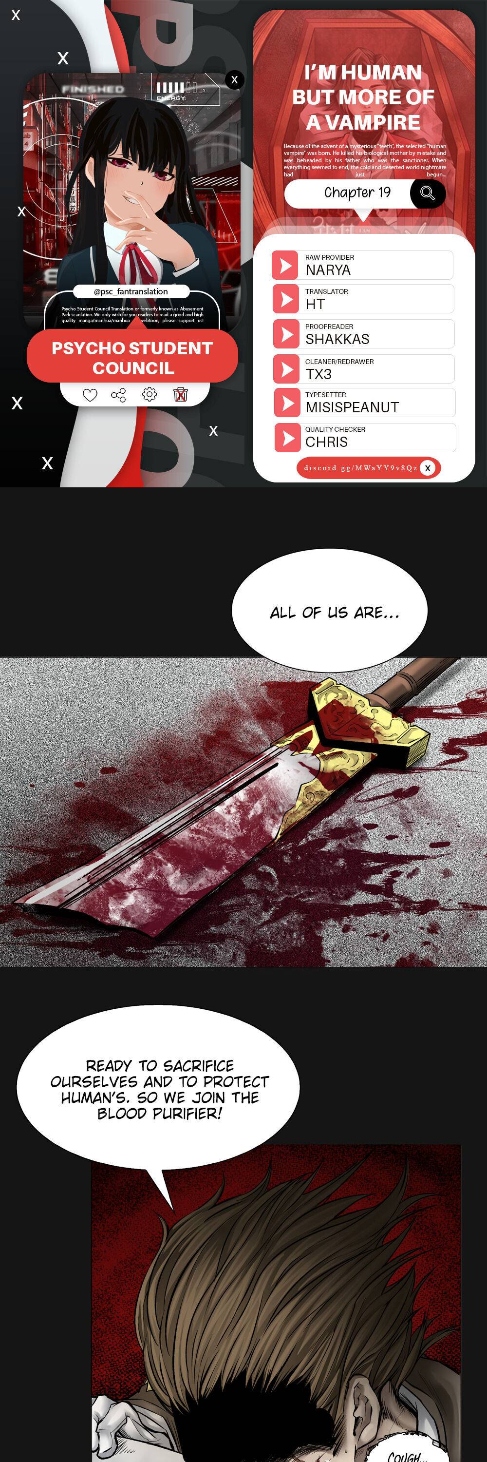 I’m a Human, but More of a Vampire Chapter 19 - page 1