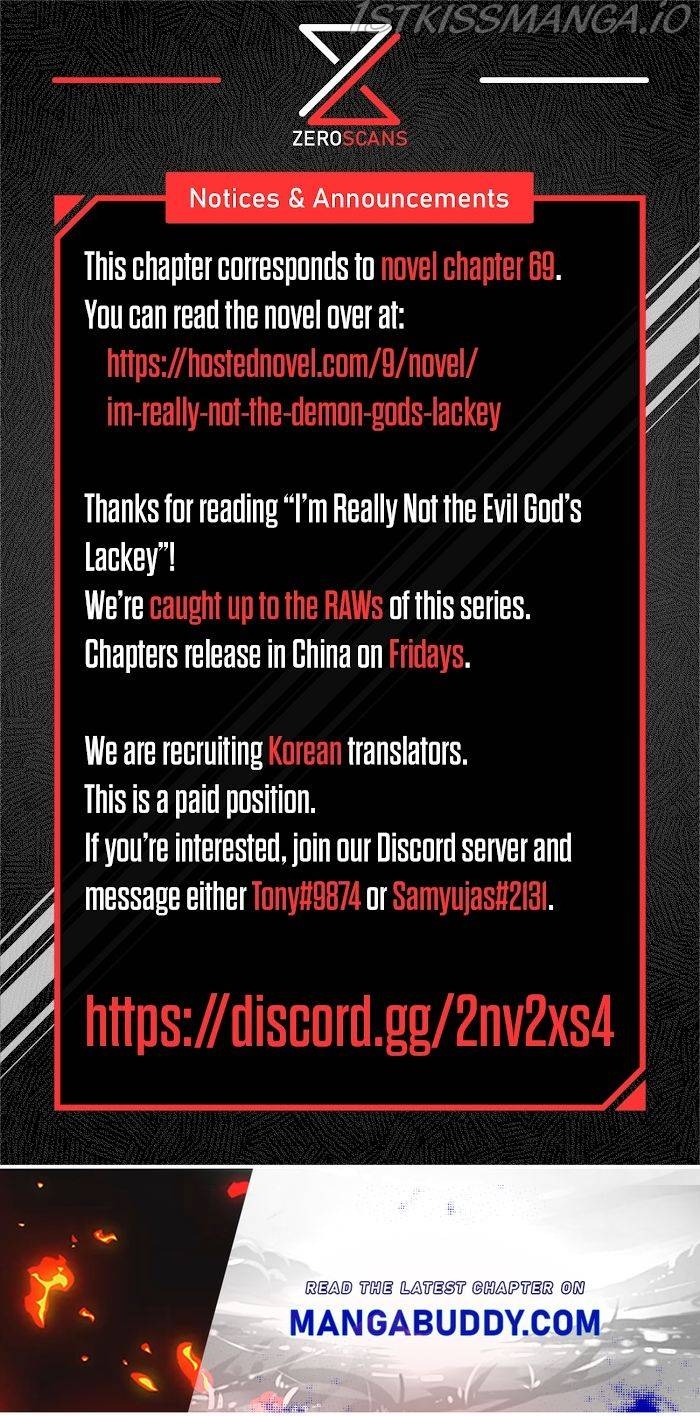 I’m Really Not The Demon God’s Lackey chapter 37.5 - page 56