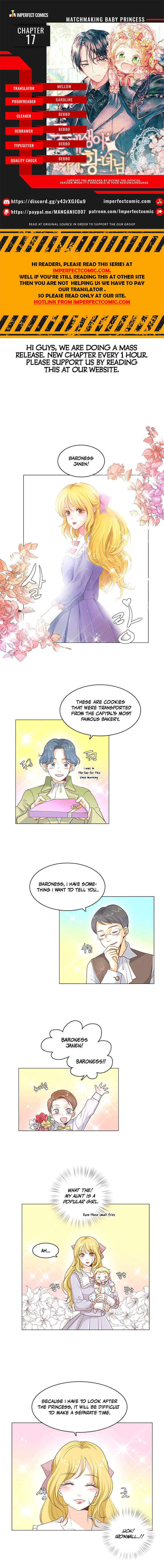 Matchmaking Baby Princess Chapter 17 - page 1
