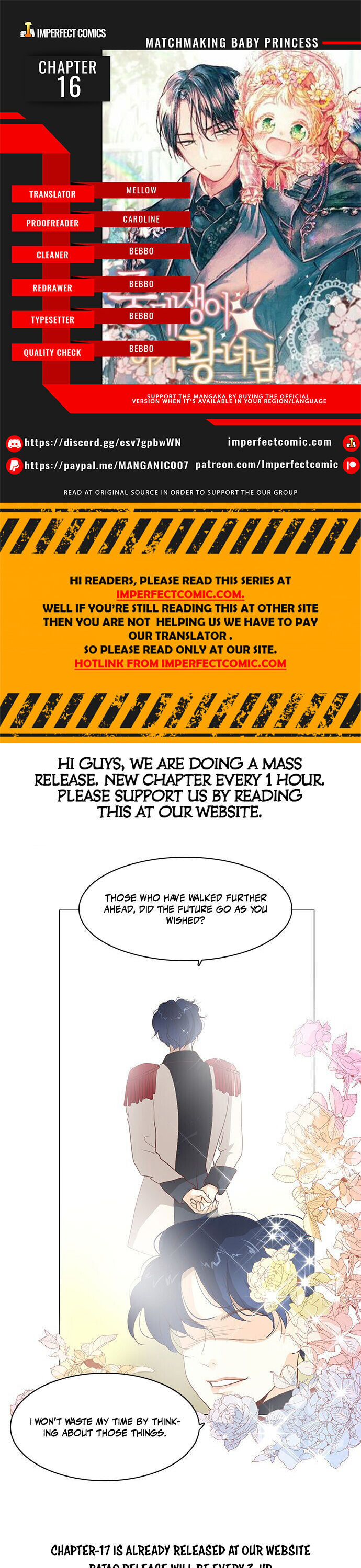 Matchmaking Baby Princess Chapter 16 - page 1