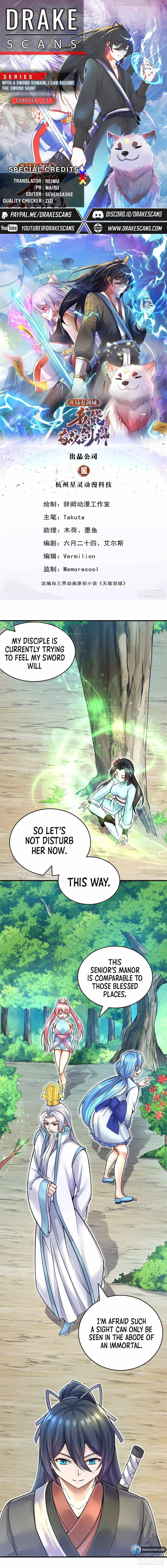 With A Sword Domain, I Can Become The Sword Saint chapter 17 - page 1