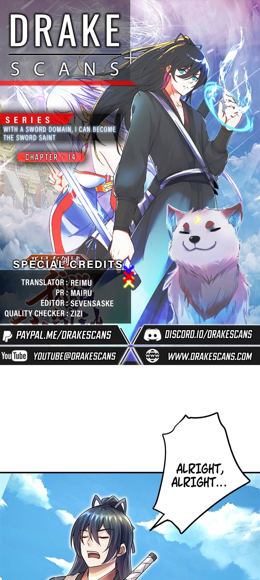 With A Sword Domain, I Can Become The Sword Saint chapter 14 - page 1