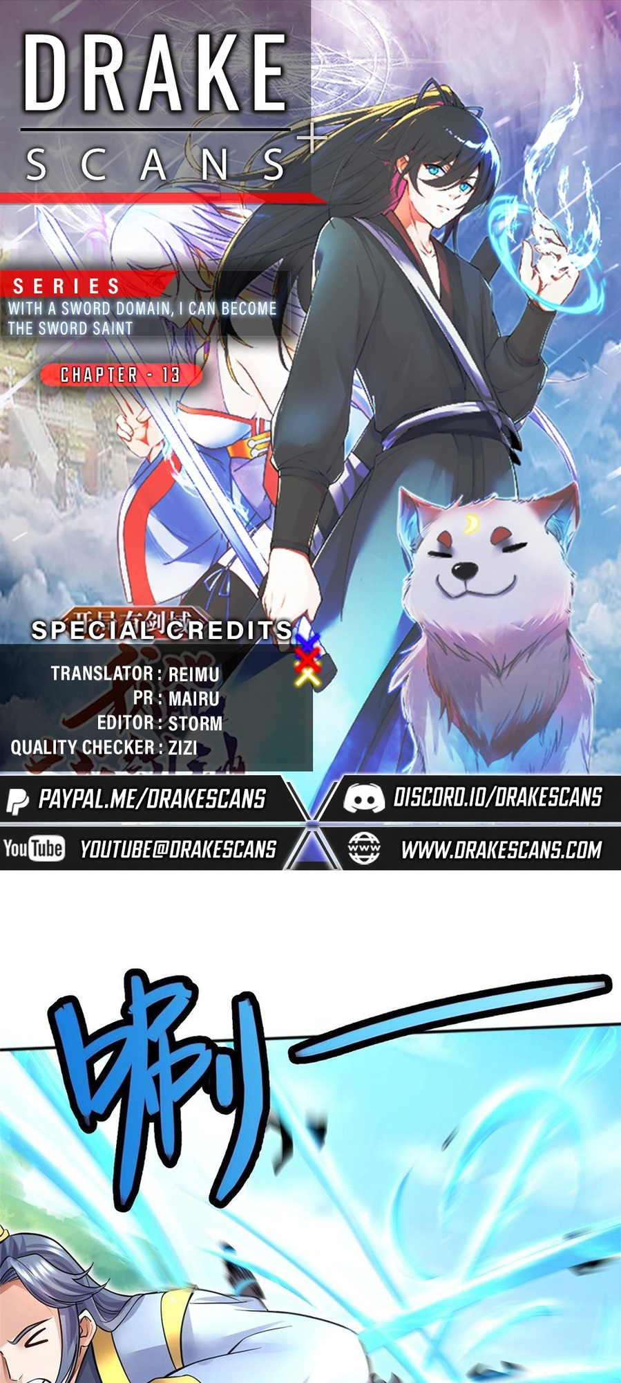 With A Sword Domain, I Can Become The Sword Saint chapter 13 - page 1