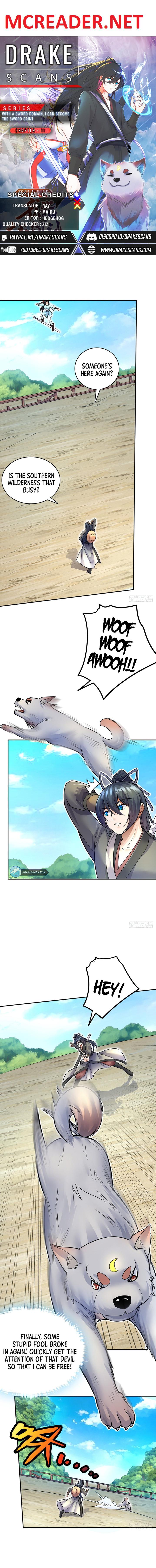 With A Sword Domain, I Can Become The Sword Saint chapter 11 - page 1