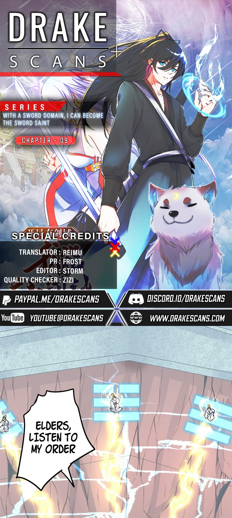With A Sword Domain, I Can Become The Sword Saint chapter 9 - page 1