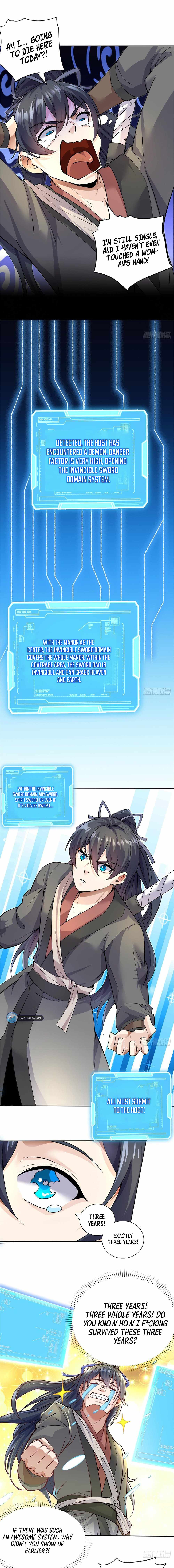 With A Sword Domain, I Can Become The Sword Saint chapter 1 - page 3