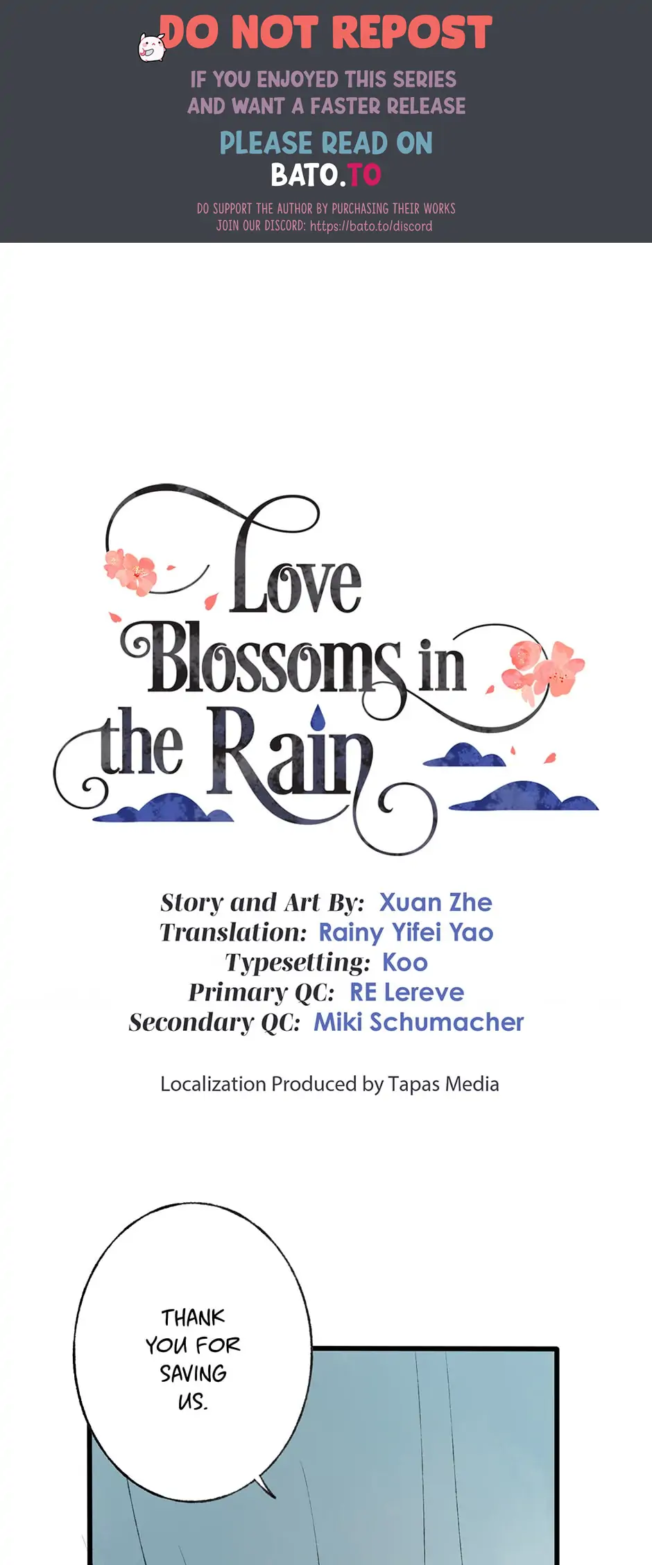 Thousand Endless Rains from Faraway Mountains Chapter 35 - page 1