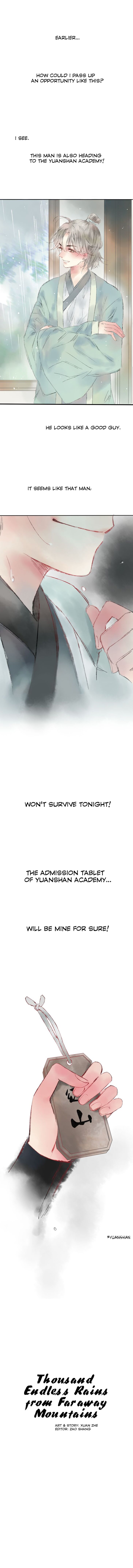 Thousand Endless Rains from Faraway Mountains Chapter 5 - page 1