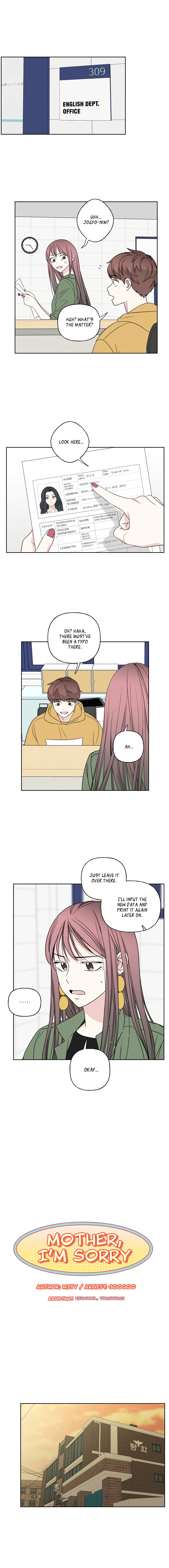 Mother, I’m Sorry chapter 17 - page 1