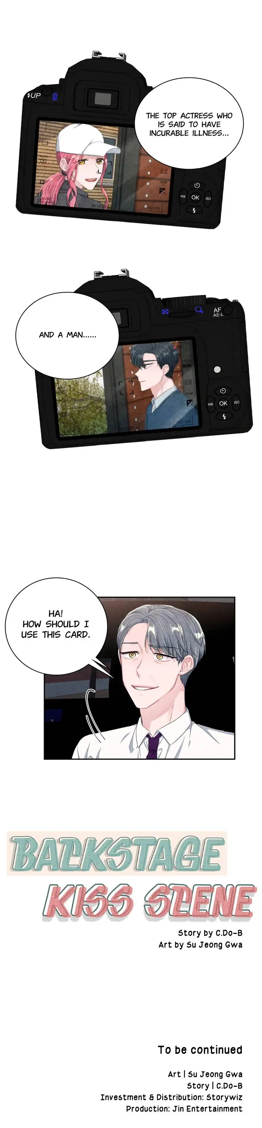 Backstage Kiss Scene Chapter 20 - page 34