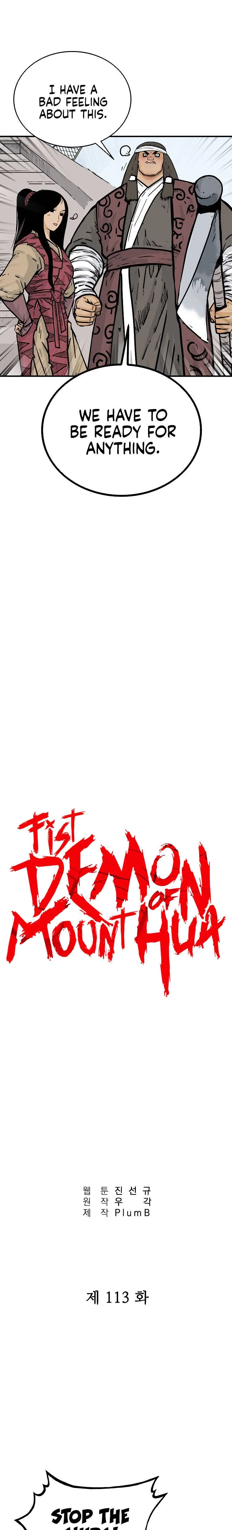 Fist Demon of Mount Hua Chapter 113 - page 2