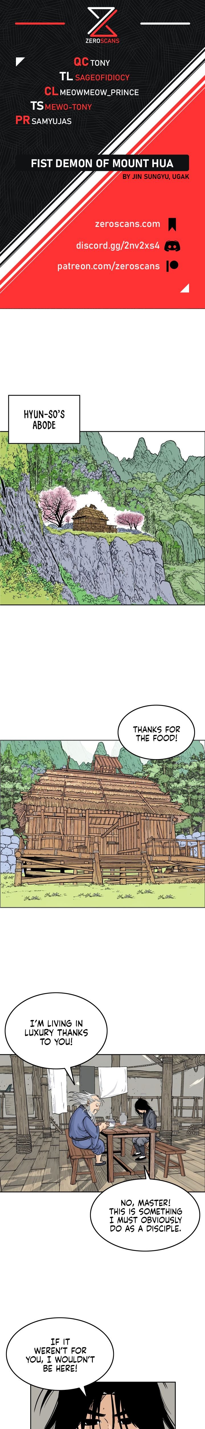 Fist Demon of Mount Hua Chapter 3 - page 1