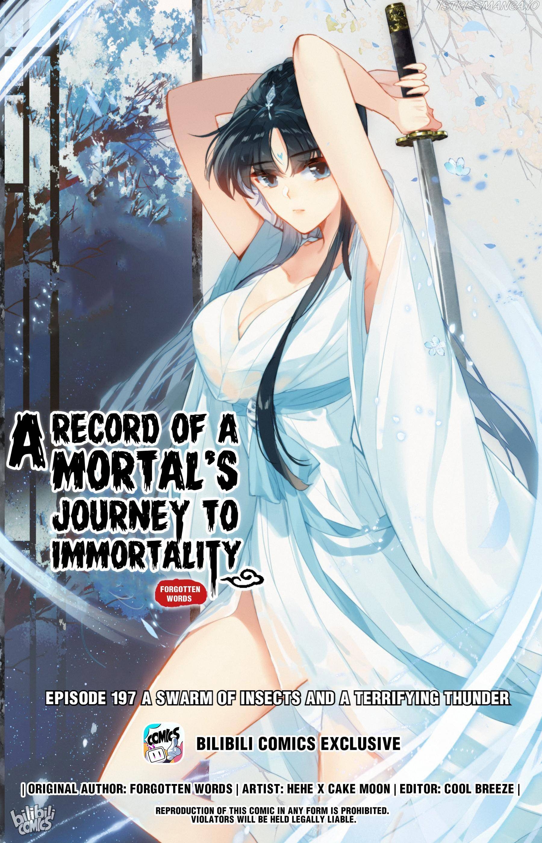 I Will Become An Immortal Chapter 197 - page 1