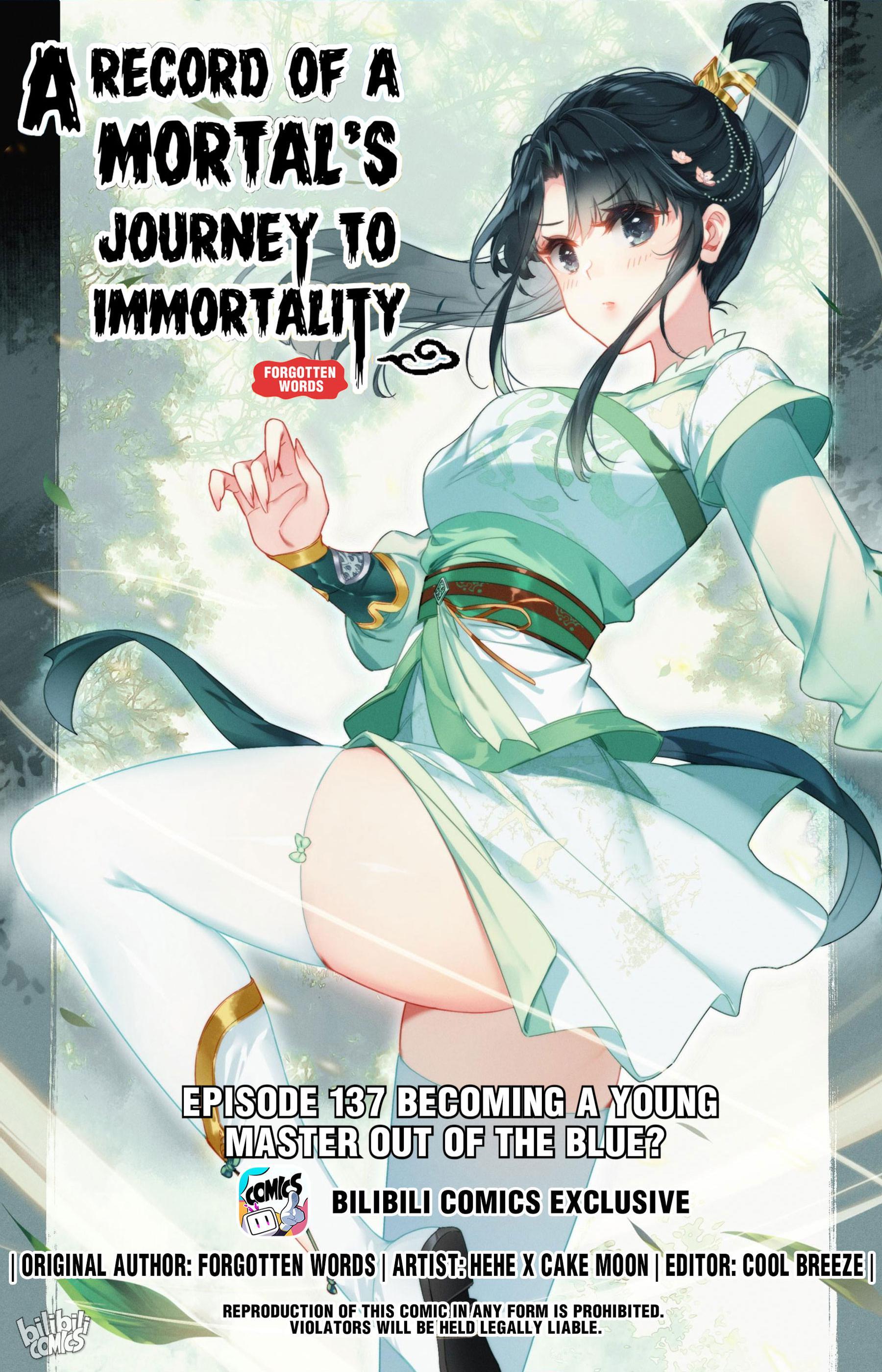 I Will Become An Immortal Chapter 137 - page 1