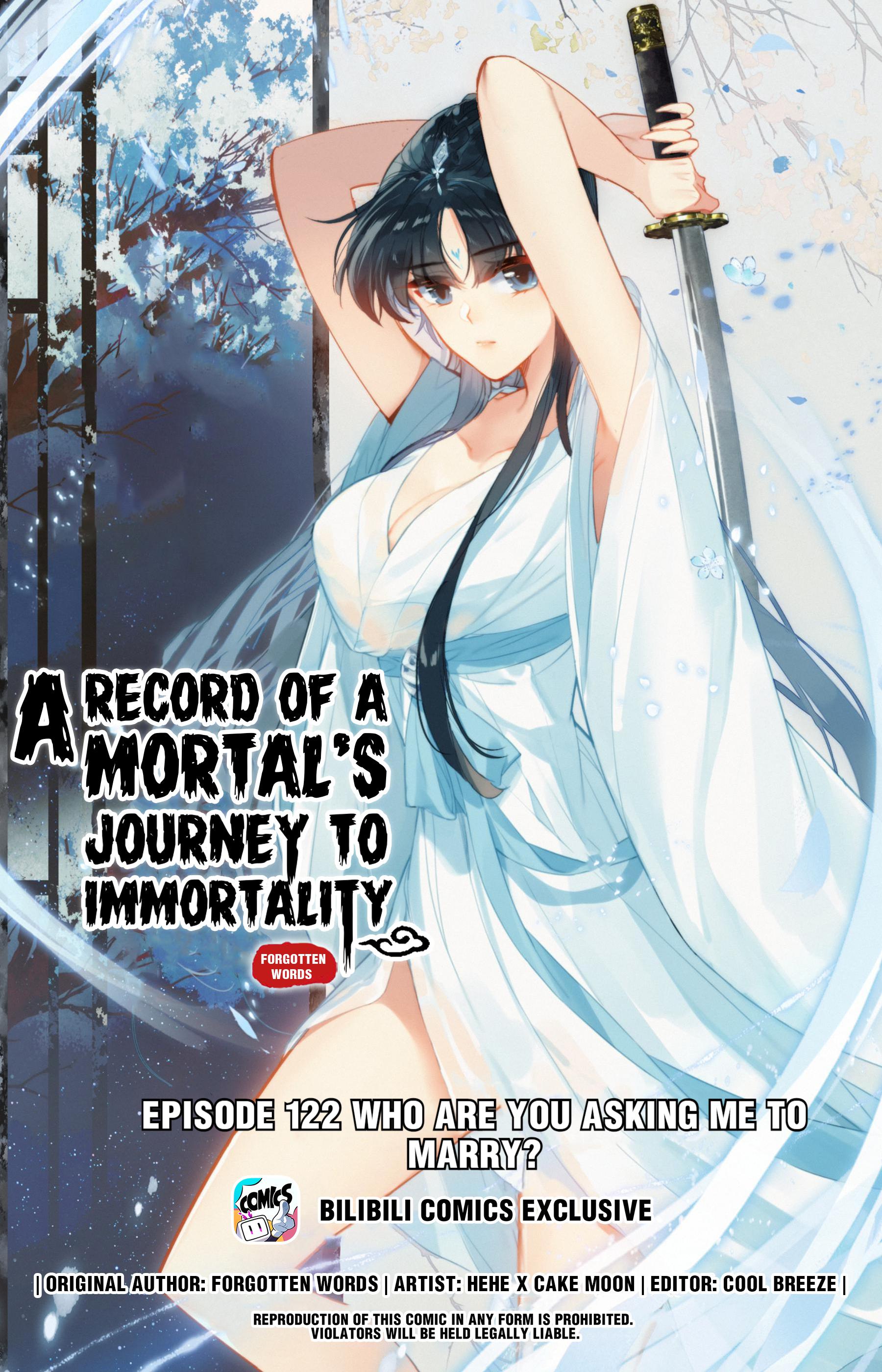 I Will Become An Immortal Chapter 122 - page 1