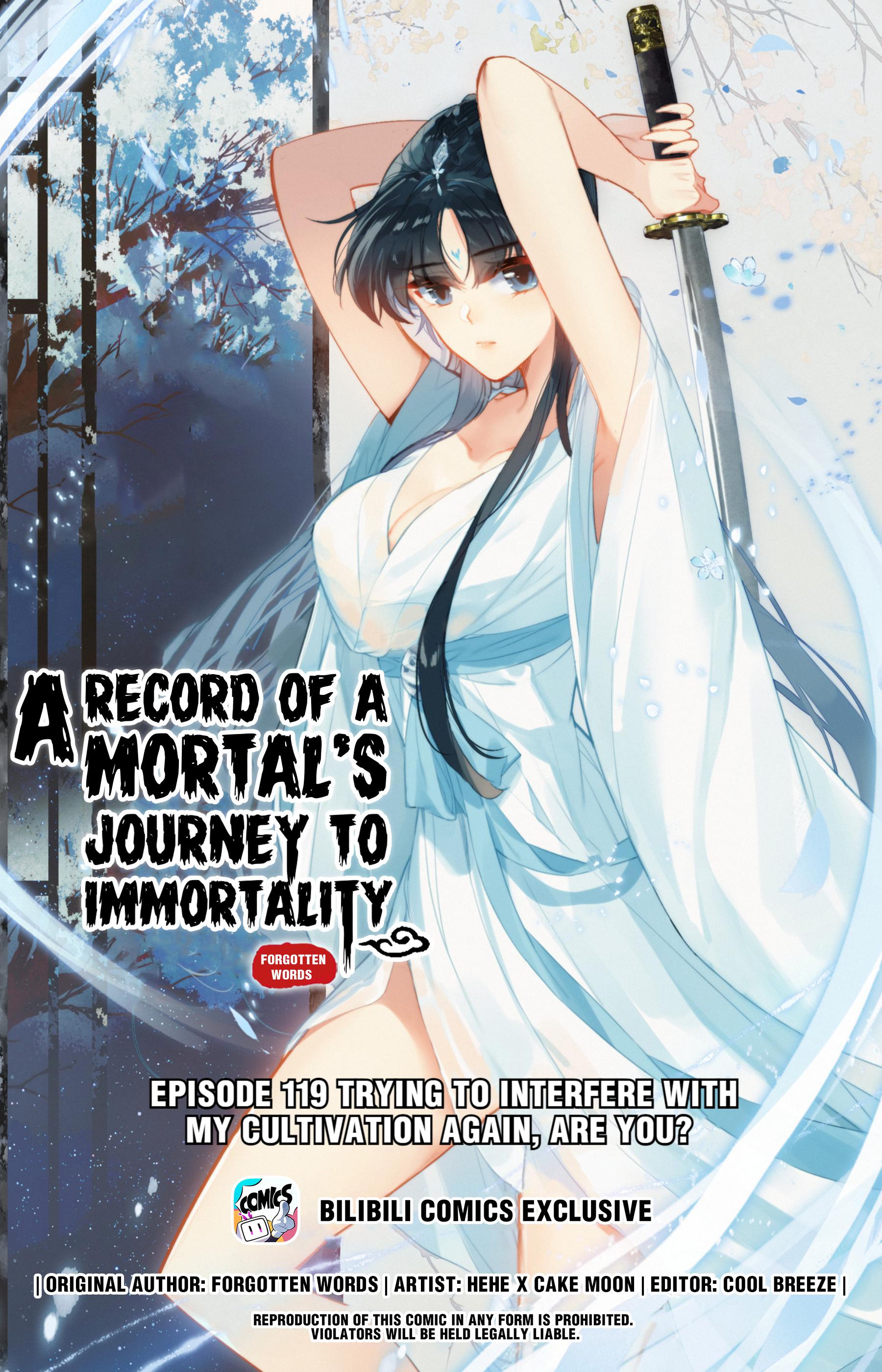 I Will Become An Immortal Chapter 119 - page 1