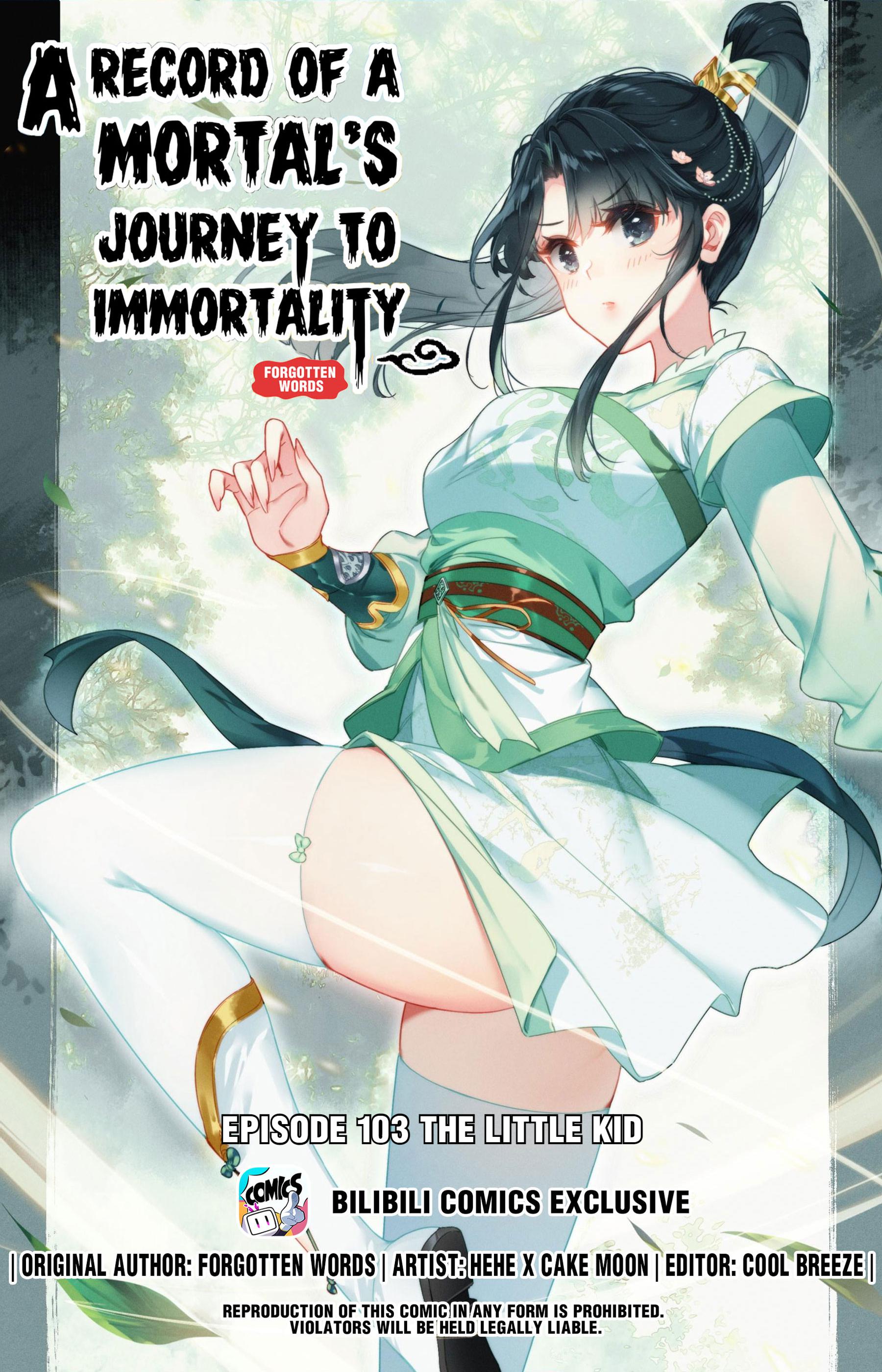 I Will Become An Immortal Chapter 103 - page 1