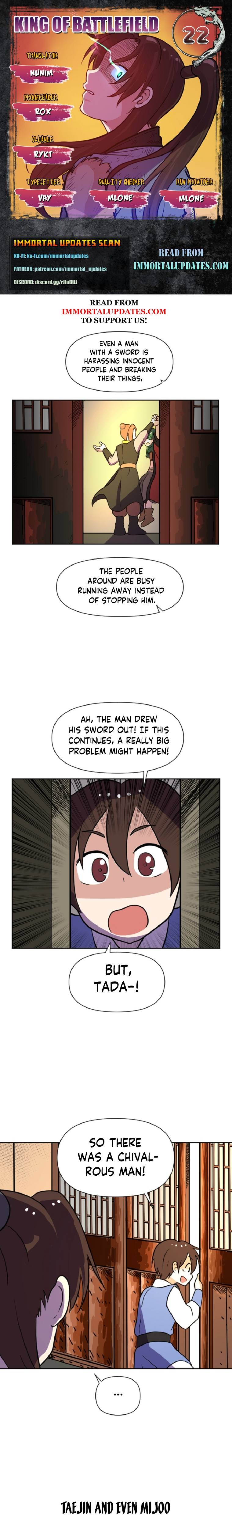 King Of Battlefield Chapter 22 - page 1