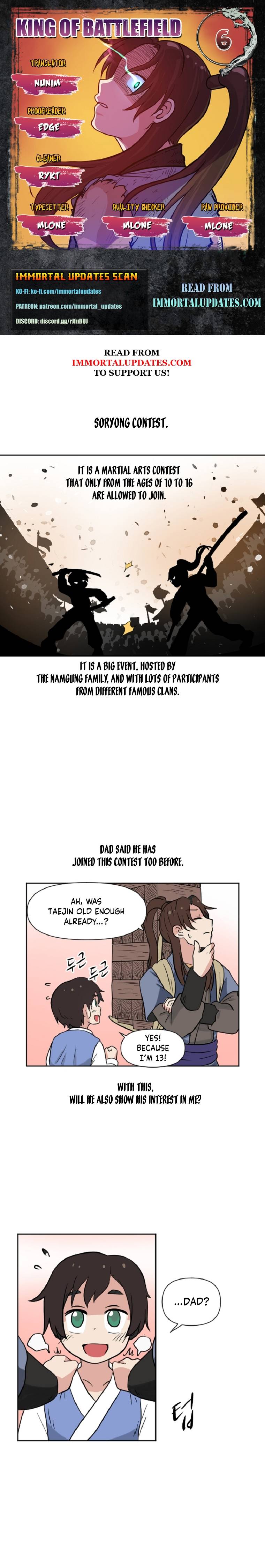 King Of Battlefield Chapter 6 - page 1